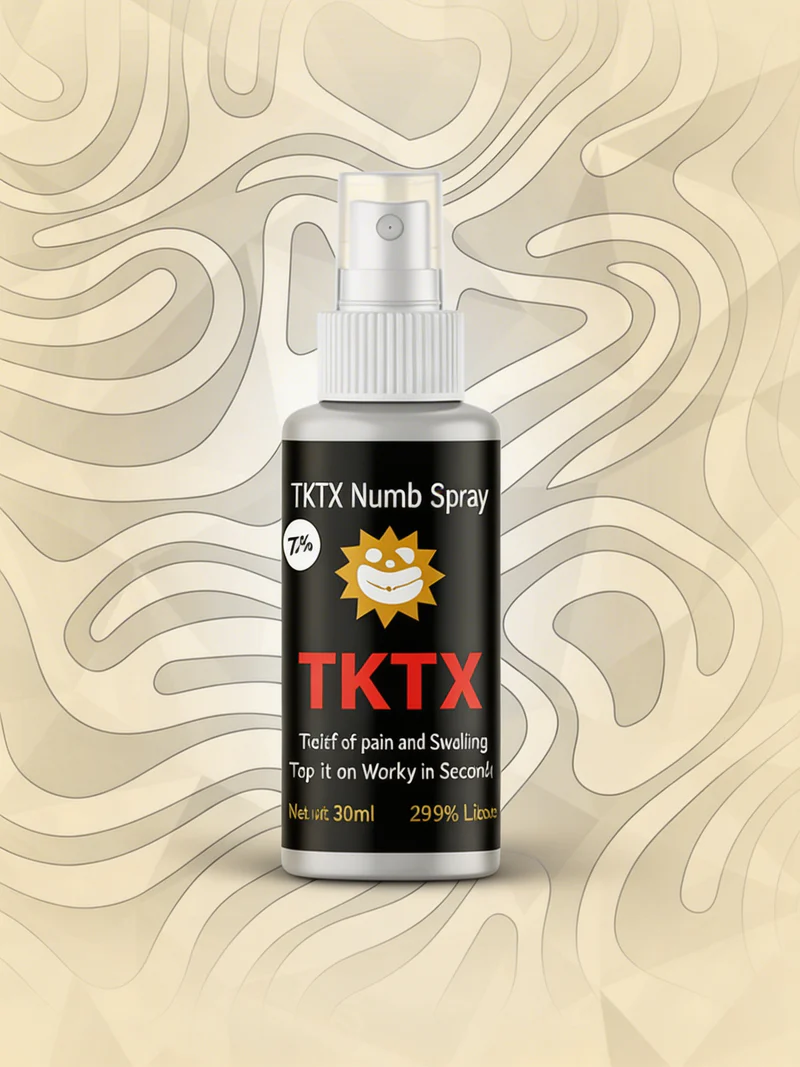 Numb Spray Tijdens Sessie